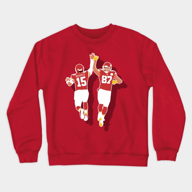 Mahomes and Travis kelce teammate Crewneck Sweatshirt by Mic jr